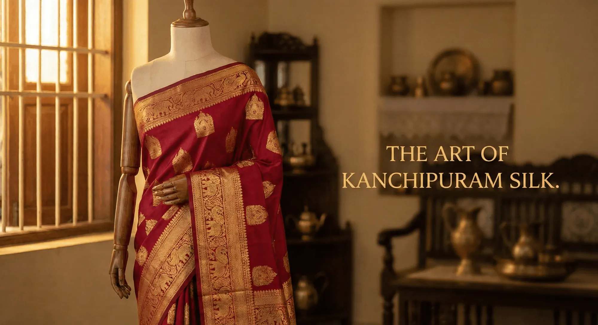 Kanchipuram Silk: History, Origin, Weaving Process, Uses & Care Guide