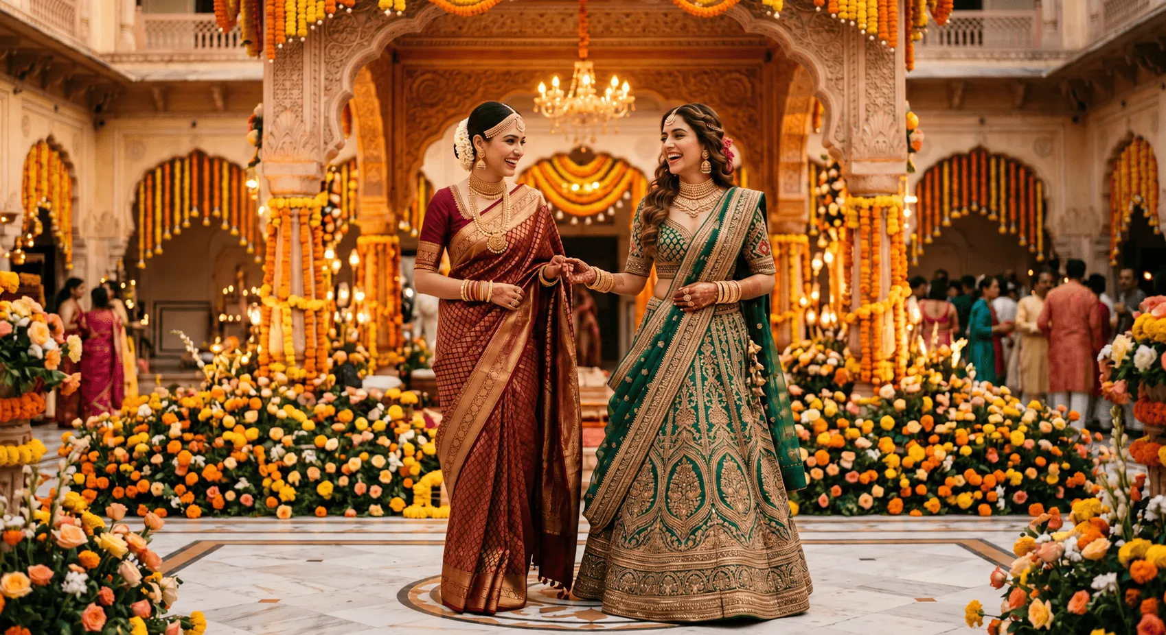 The Indian Wedding Edit: Sarees & Lehengas for Every Celebration — Sarees & Lehengas — Vastra Heritage