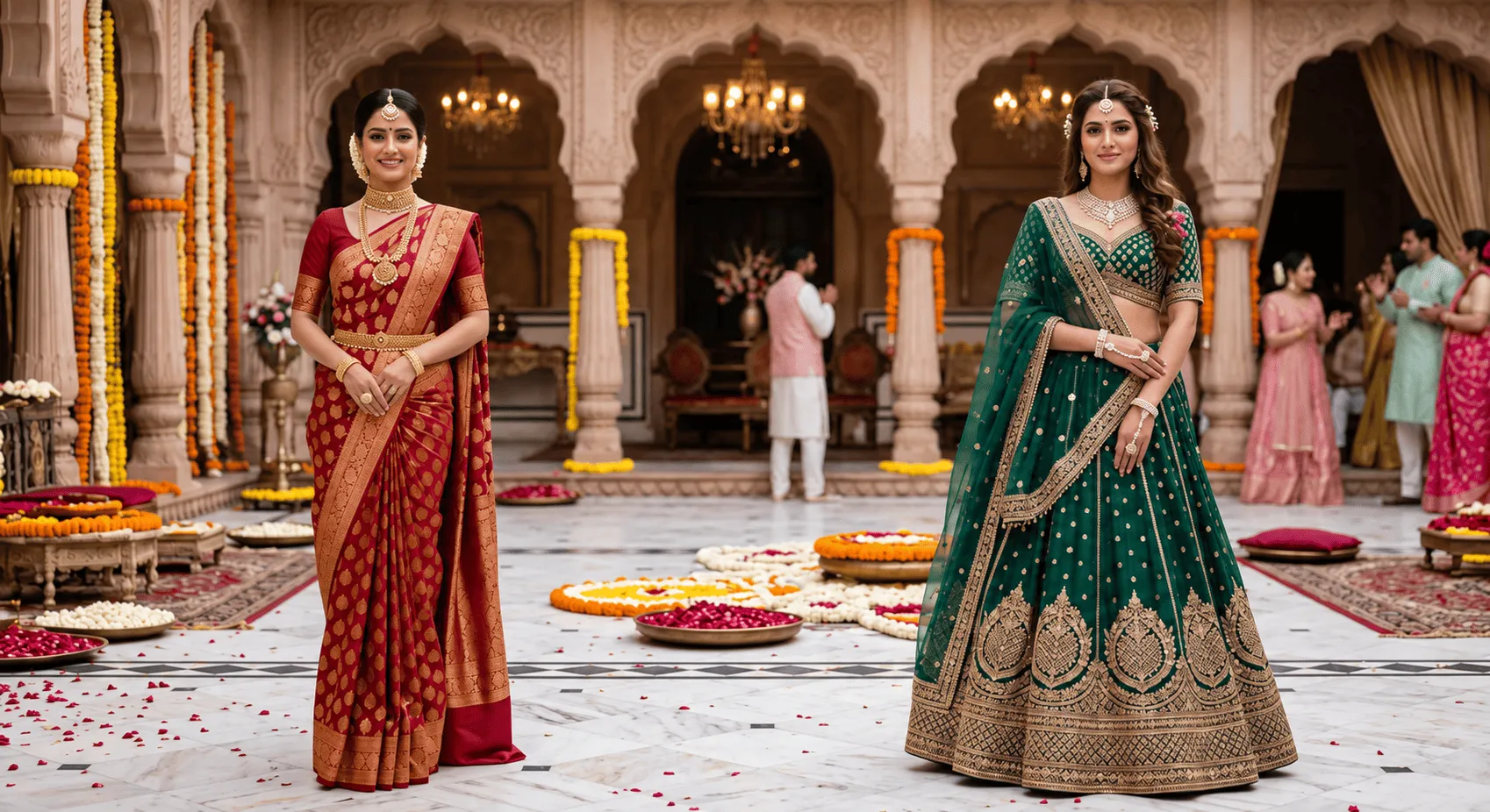 The Indian Wedding Edit: Sarees & Lehengas for Every Celebration