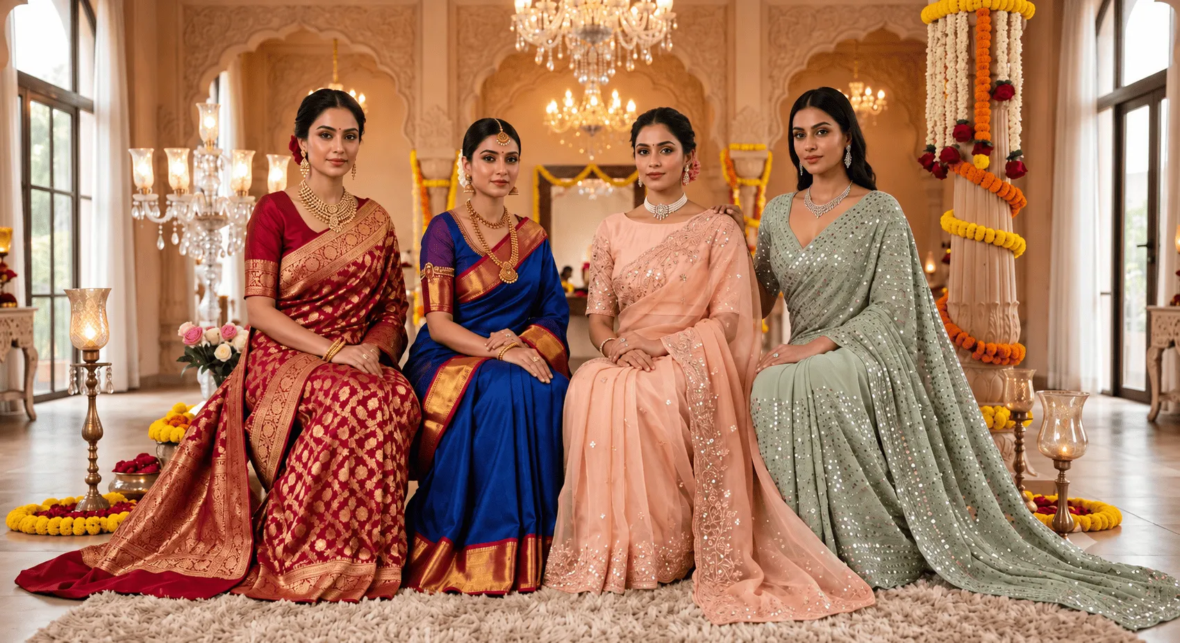 The Indian Wedding Edit: Sarees & Lehengas for Every Celebration