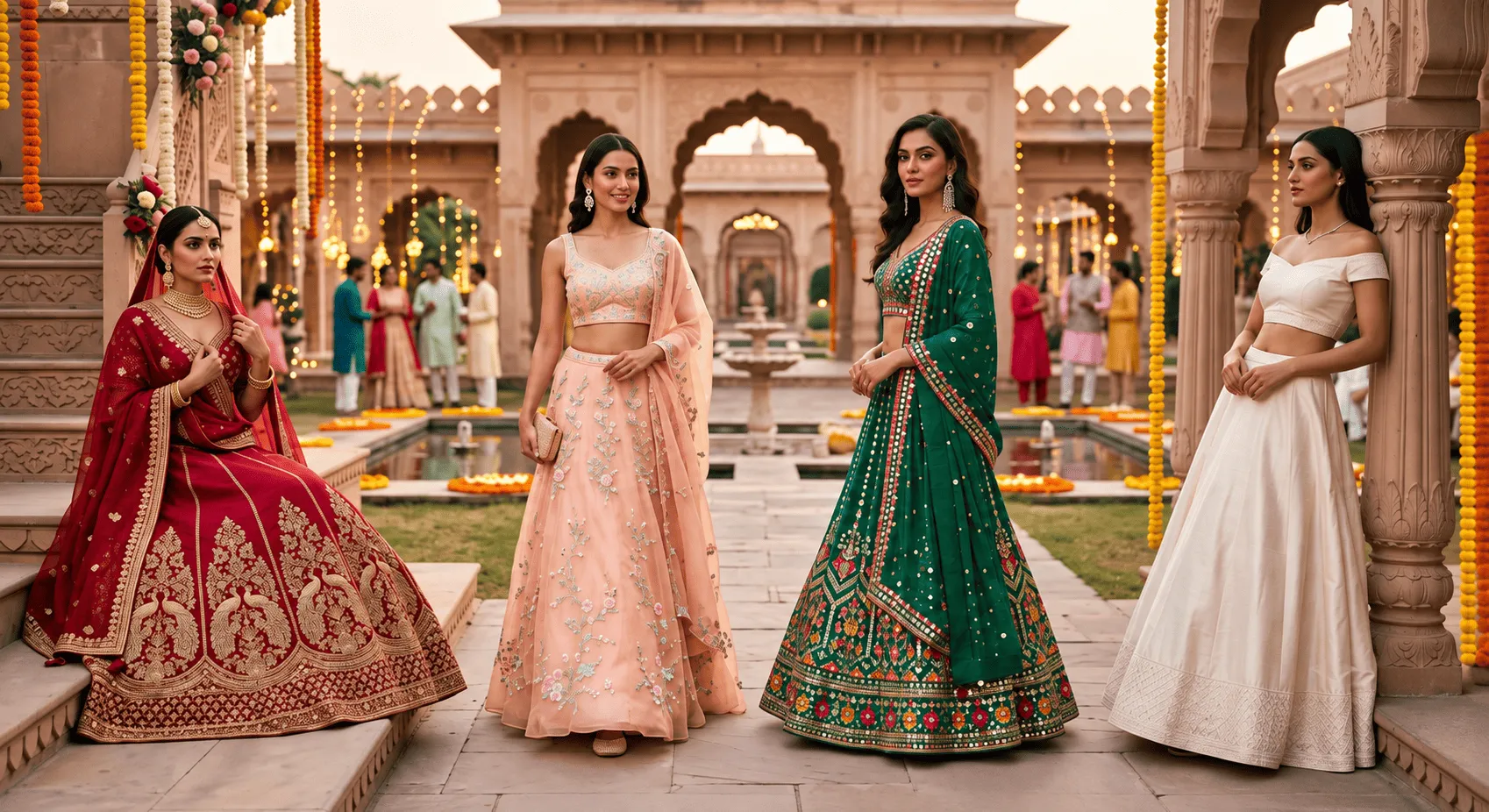 The Indian Wedding Edit: Sarees & Lehengas for Every Celebration