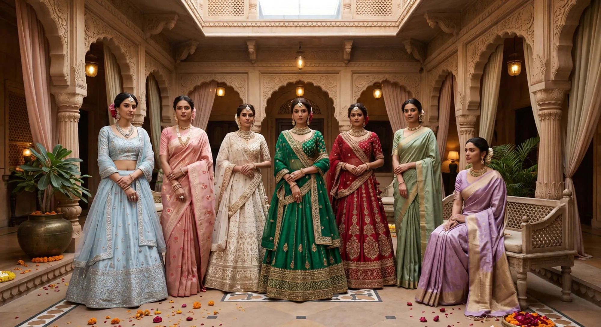 The Indian Wedding Edit: Sarees & Lehengas for Every Celebration