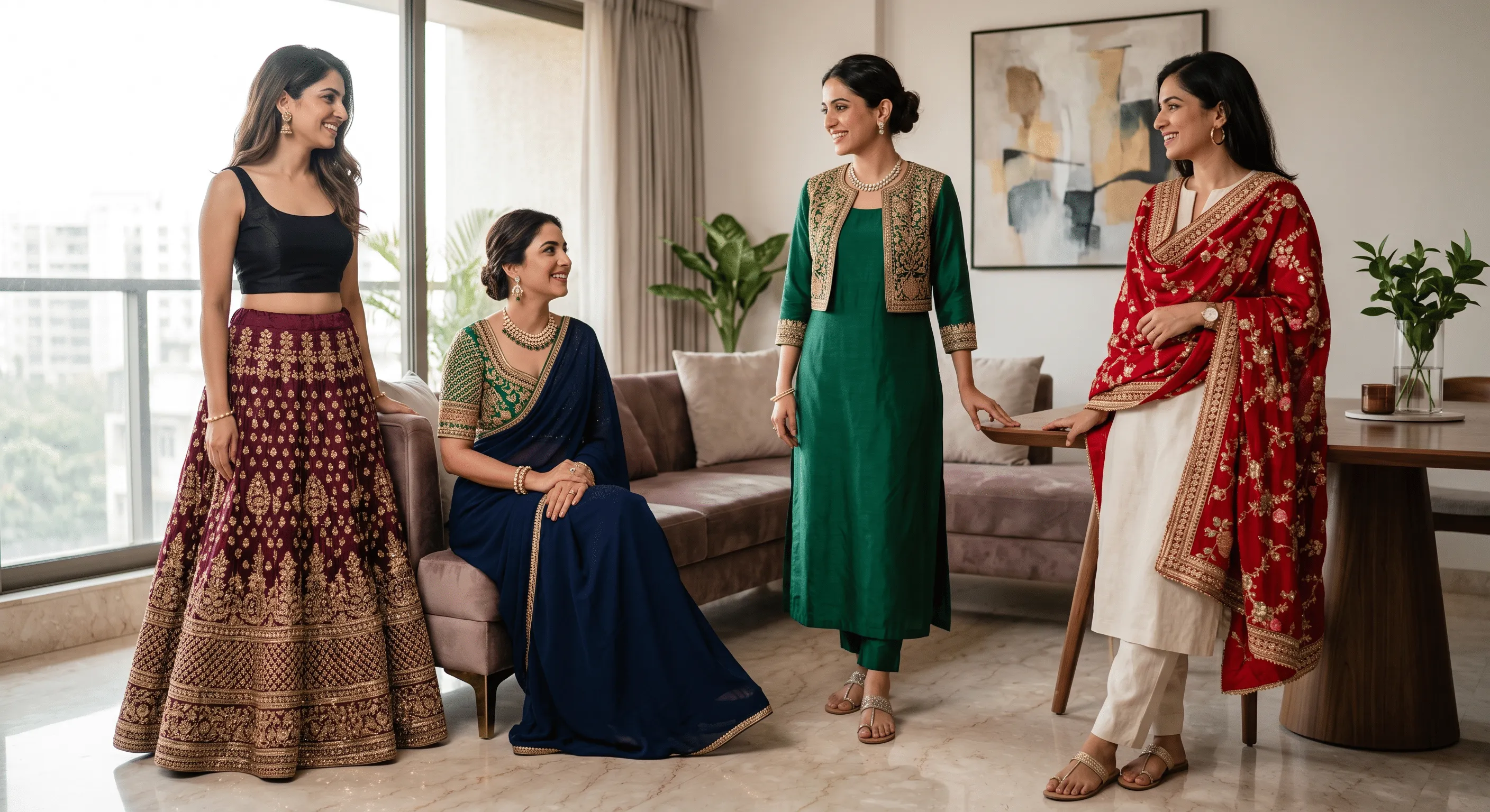 The Indian Wedding Edit: Sarees & Lehengas for Every Celebration