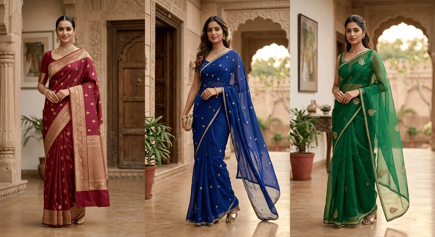 Saree Draping Styles: Nivi, Bengali & Gujarati