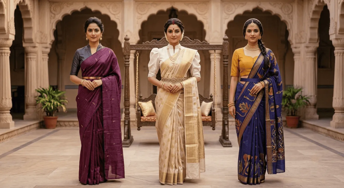 Saree Draping Styles: Nivi, Bengali & Gujarati