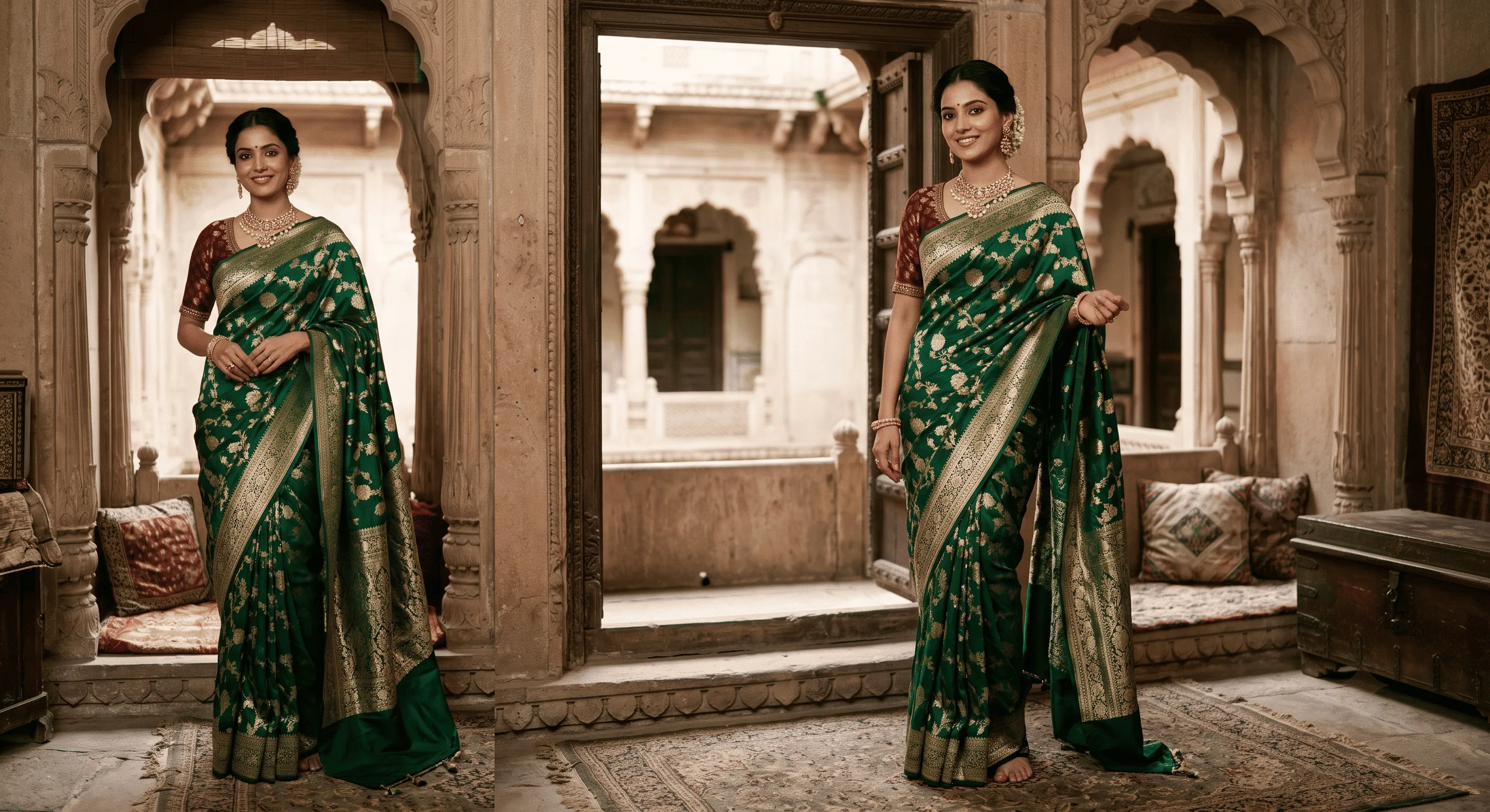 Banarasi Silk Saree Buying Guide: How to Choose, Identify & Buy the Right Saree — Banarasi Silk — Vastra Heritage