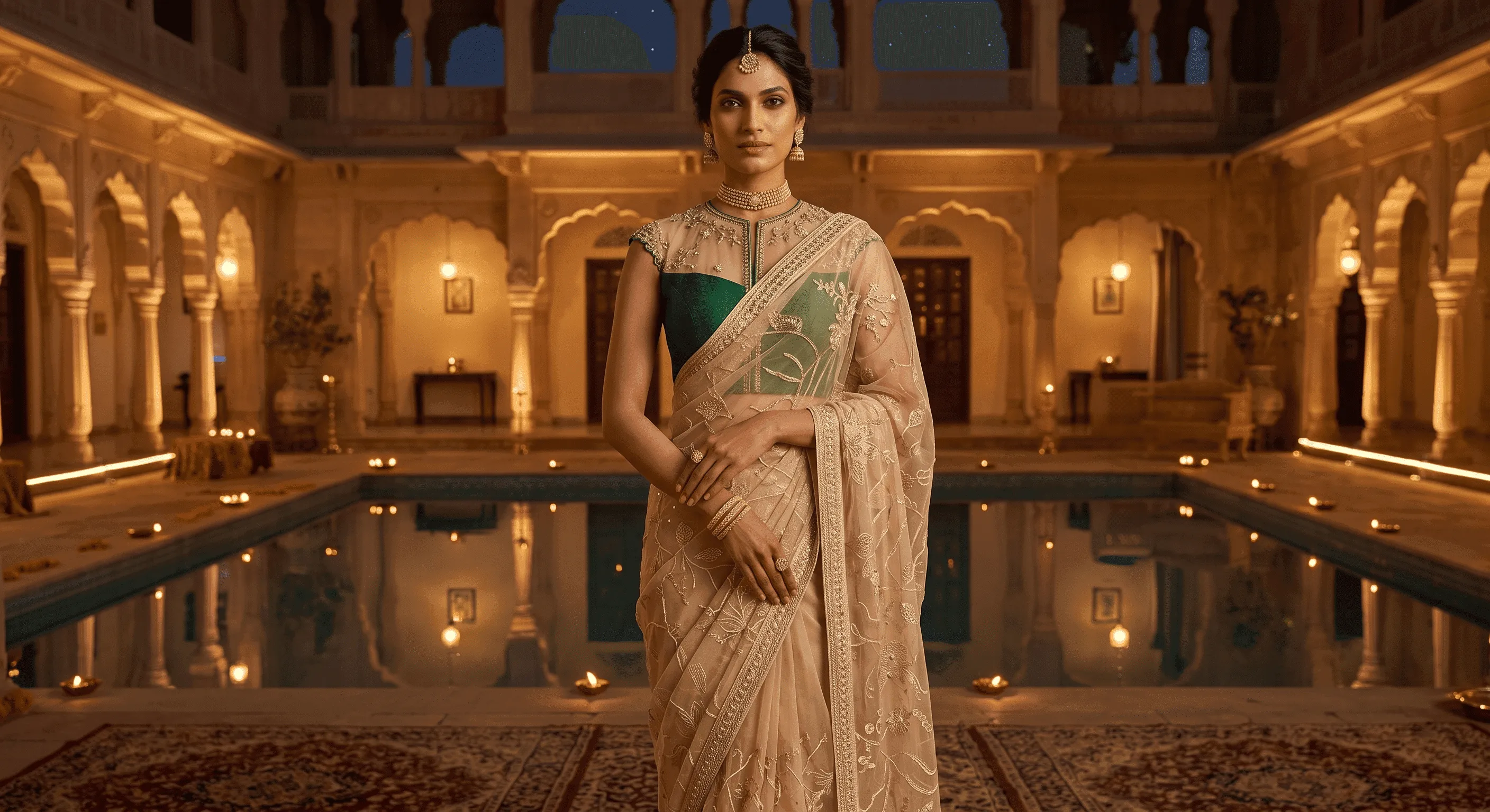 High Neck Blouse & Choli Designs for Weddings