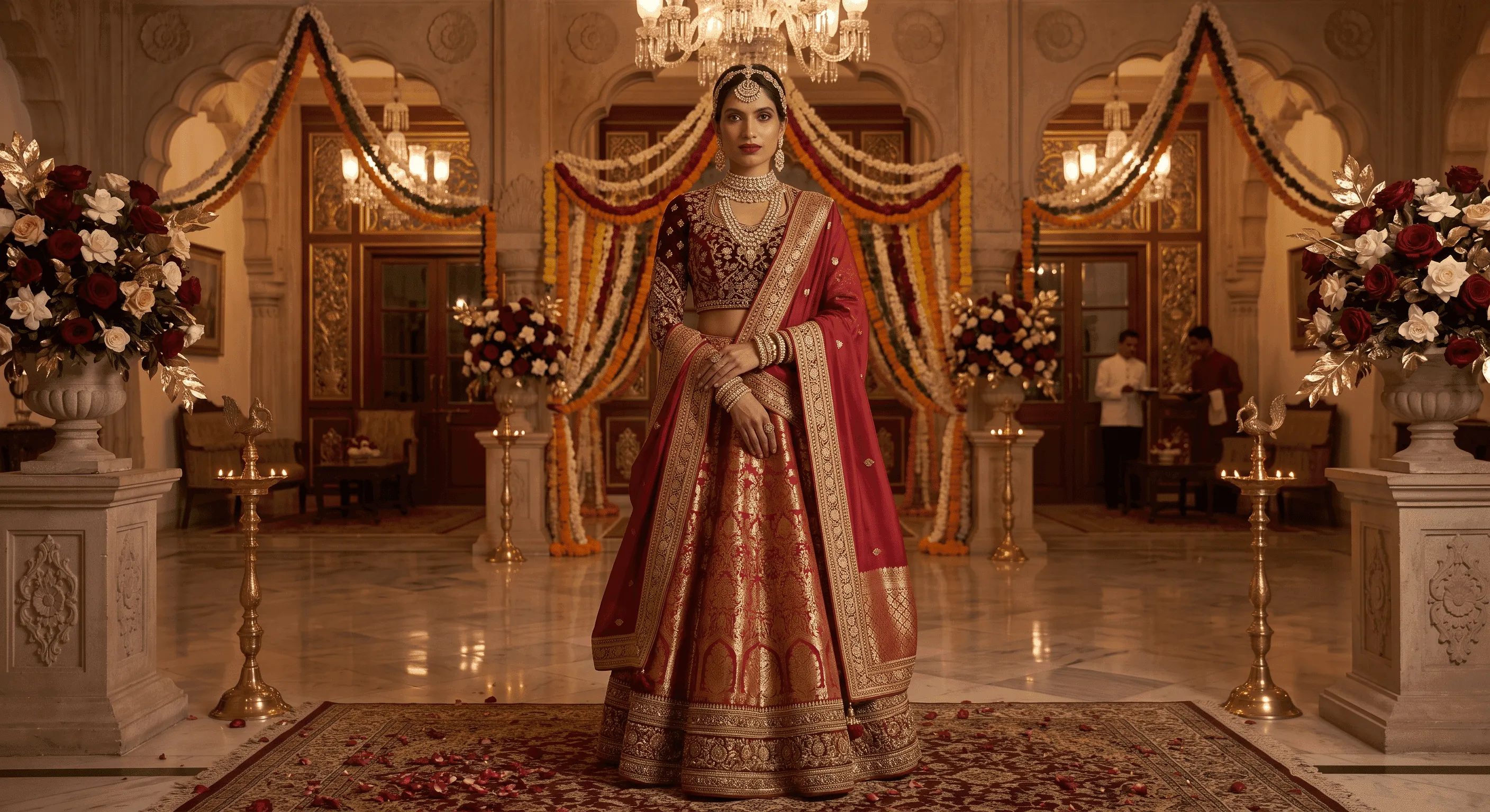 High Neck Blouse & Choli Designs for Weddings