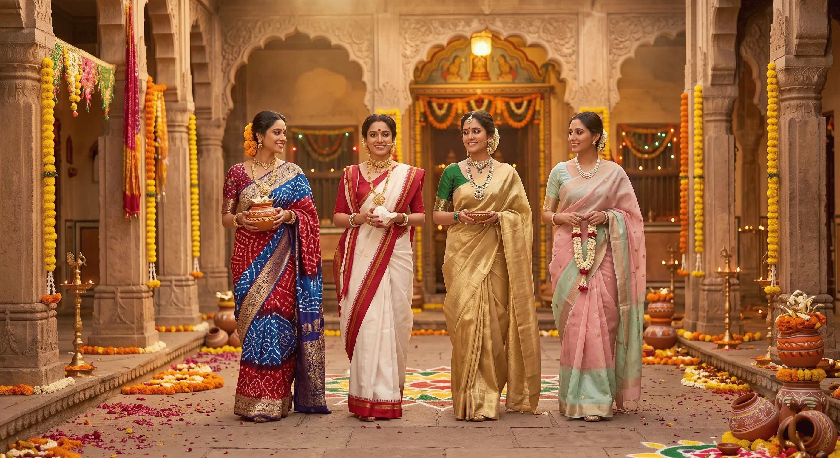 Sarees for Different Indian Festivals