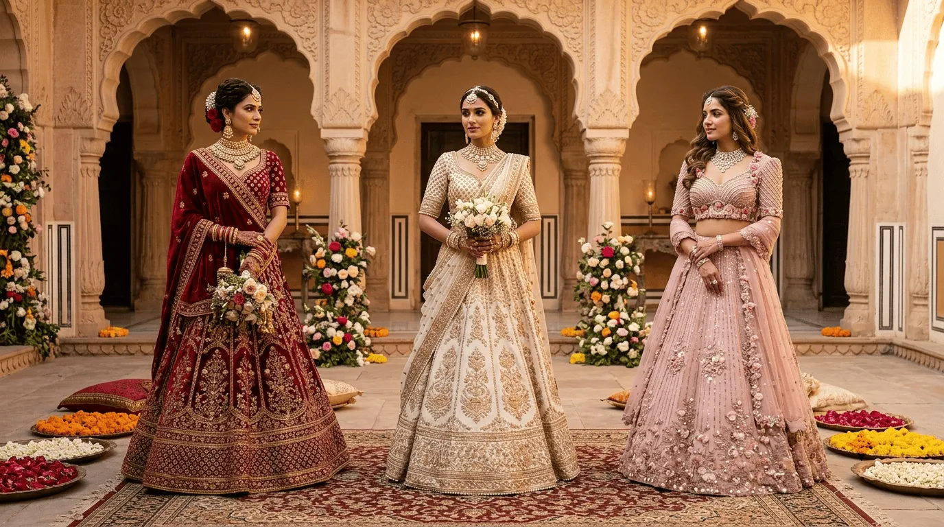 Bridal Lehenga Trends Worth Buying — Bridal Lehengas styling guide