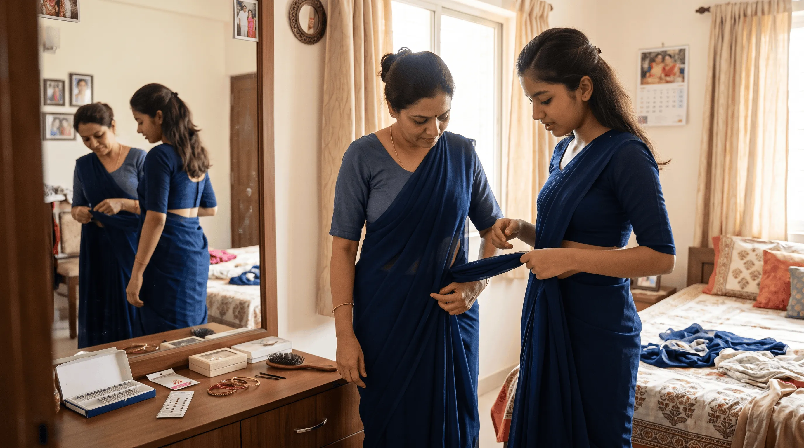 mother-helping-daughter-drape-farewell-saree.jpg