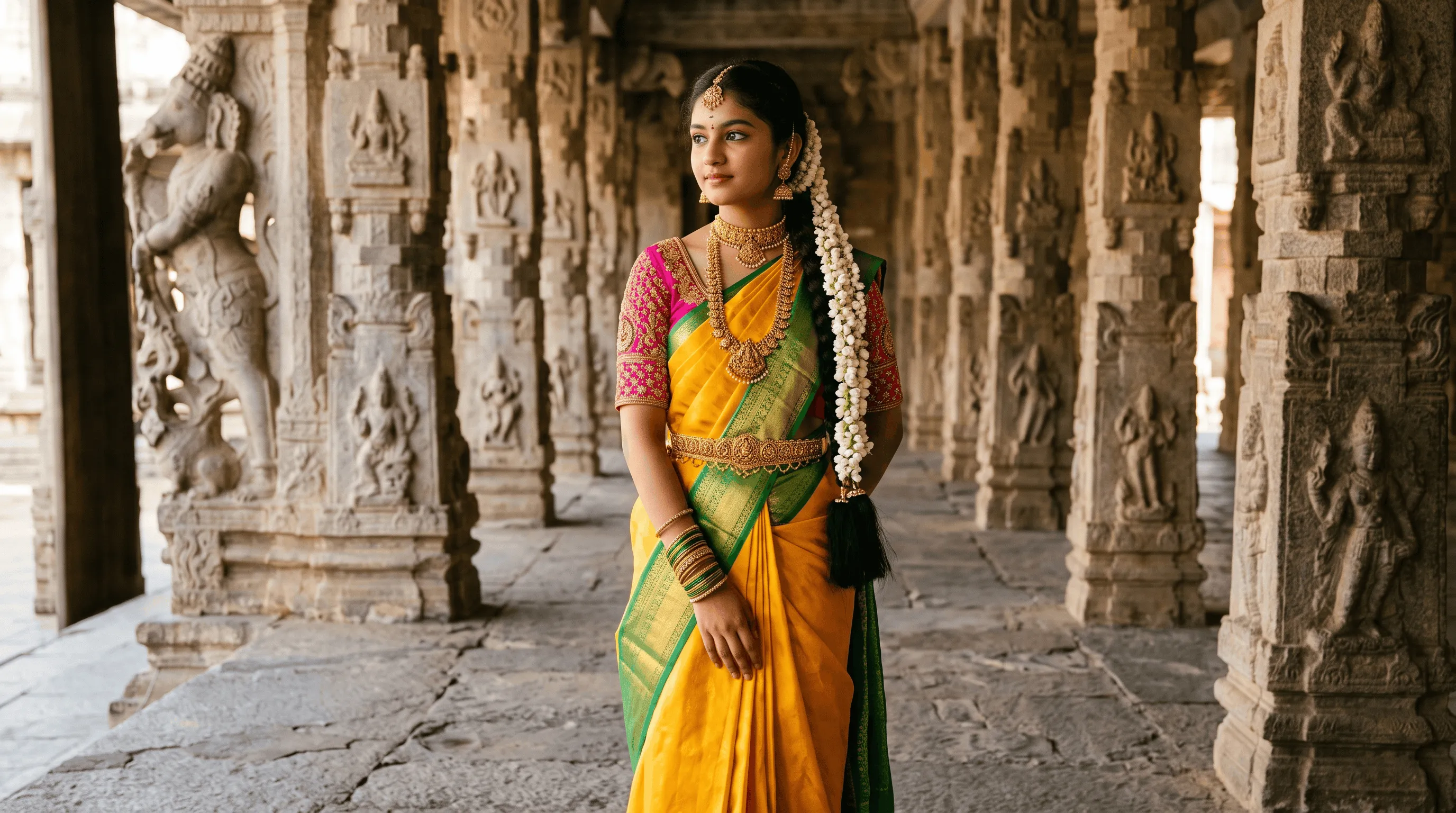 Pattu Pavadai and Half Saree (Langa Voni): A Complete Guide – Girls' Ethnic Wear guide