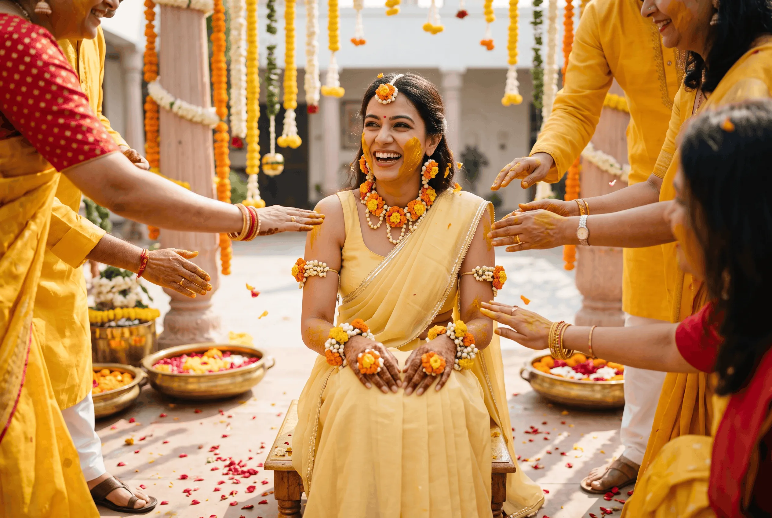 bride-yellow-mulmul-saree-haldi.jpg