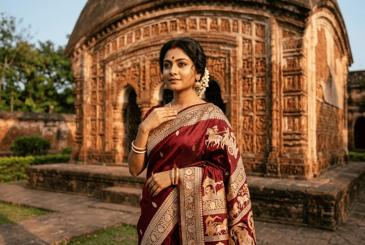Baluchari Silk: Bengal's Storytelling Weaves – East India guide