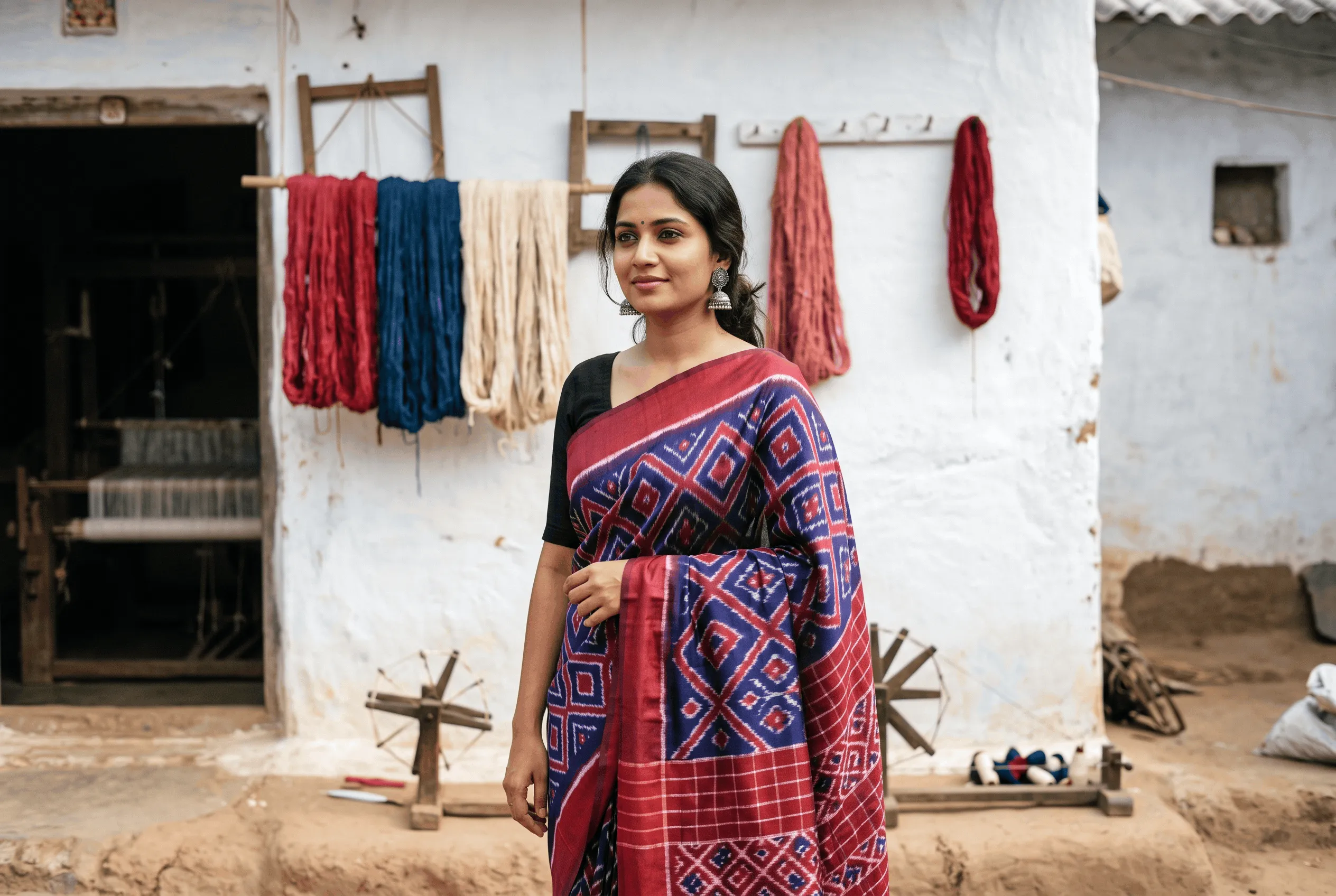 Pochampally Ikat Explained: Patterns, Weaving & Styling – South India guide