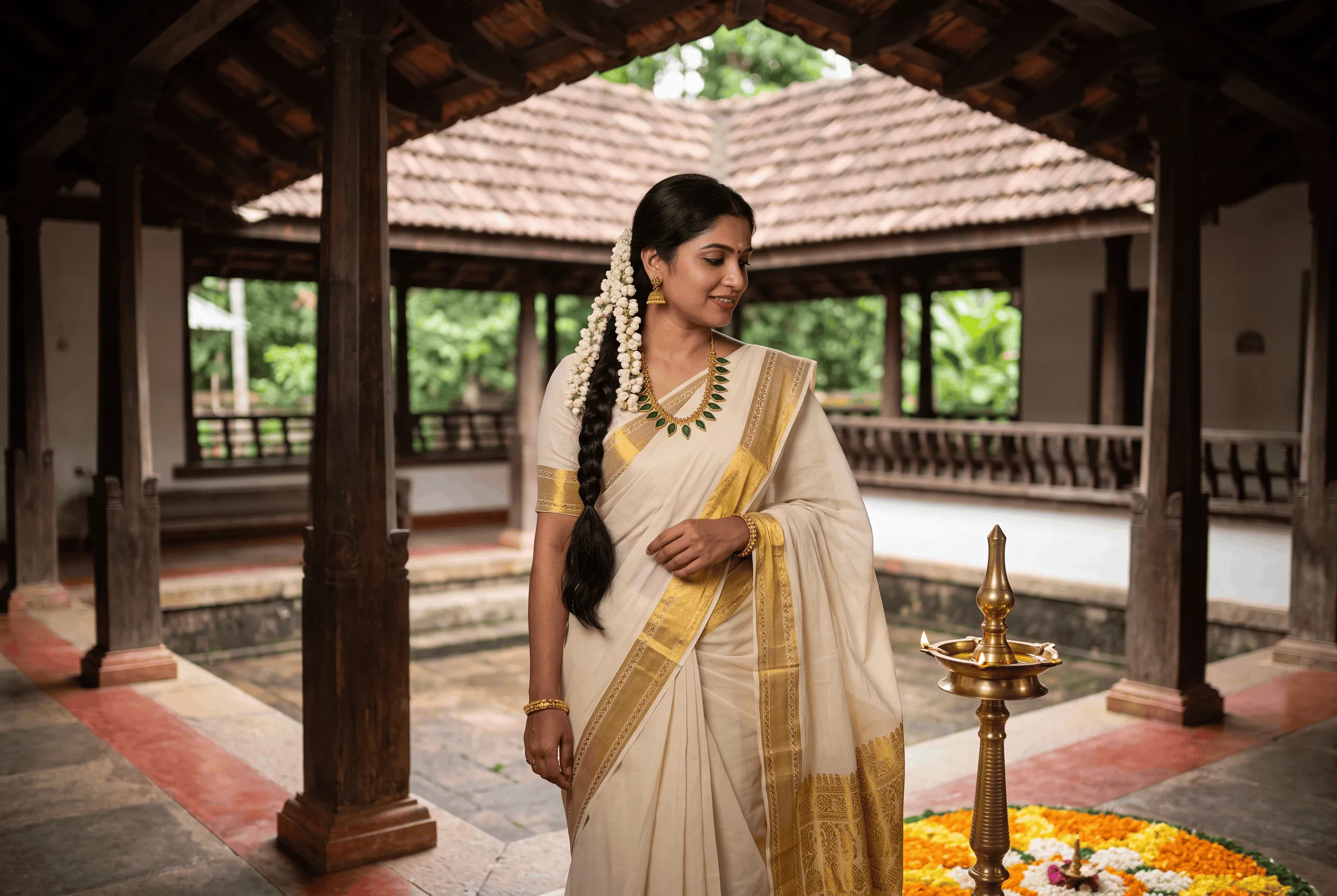 Kasavu Saree: Kerala's Temple White Explained – South India guide