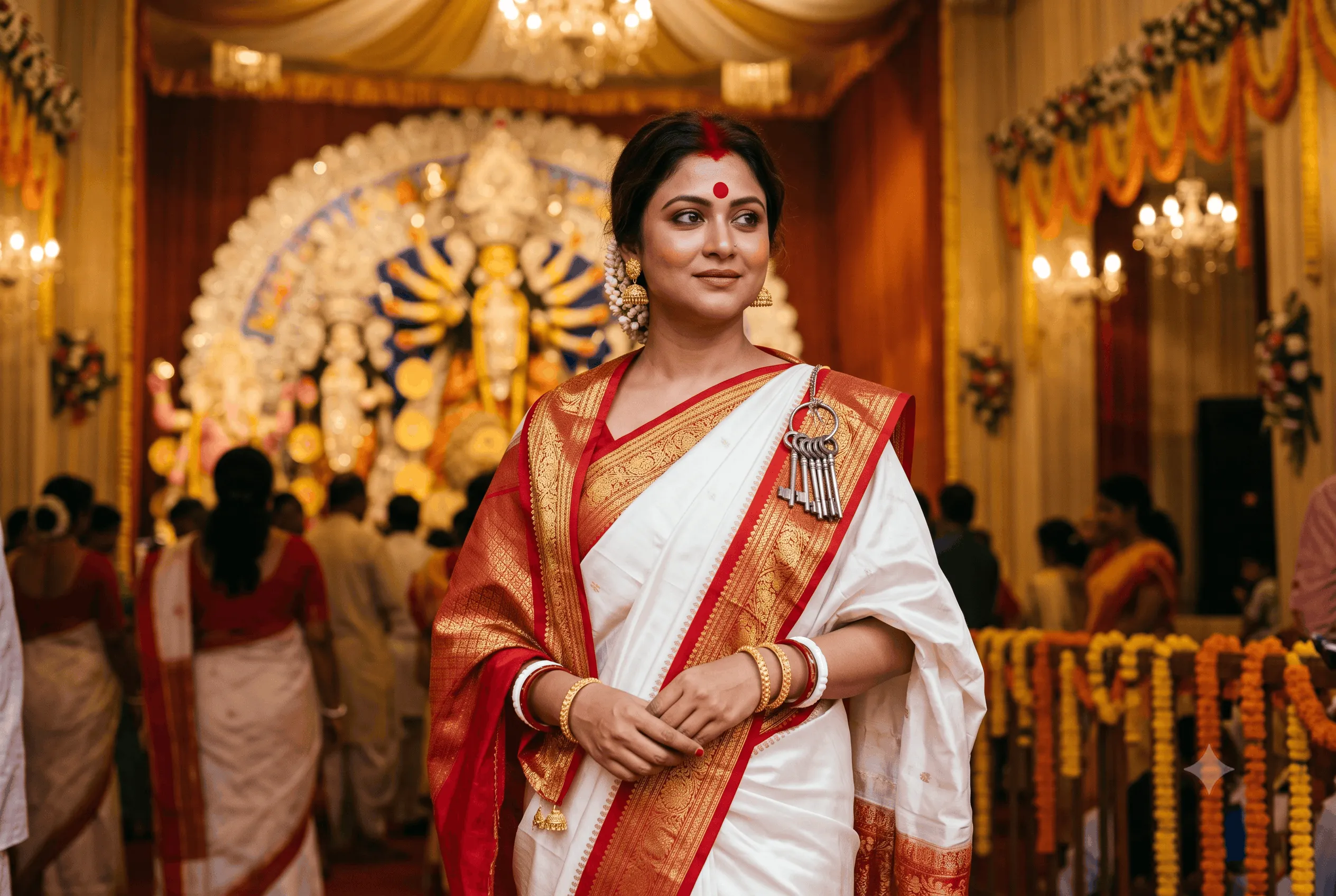 Bengali Saree Draping Guide: The Aath Poure Style Step by Step – Draping Styles guide