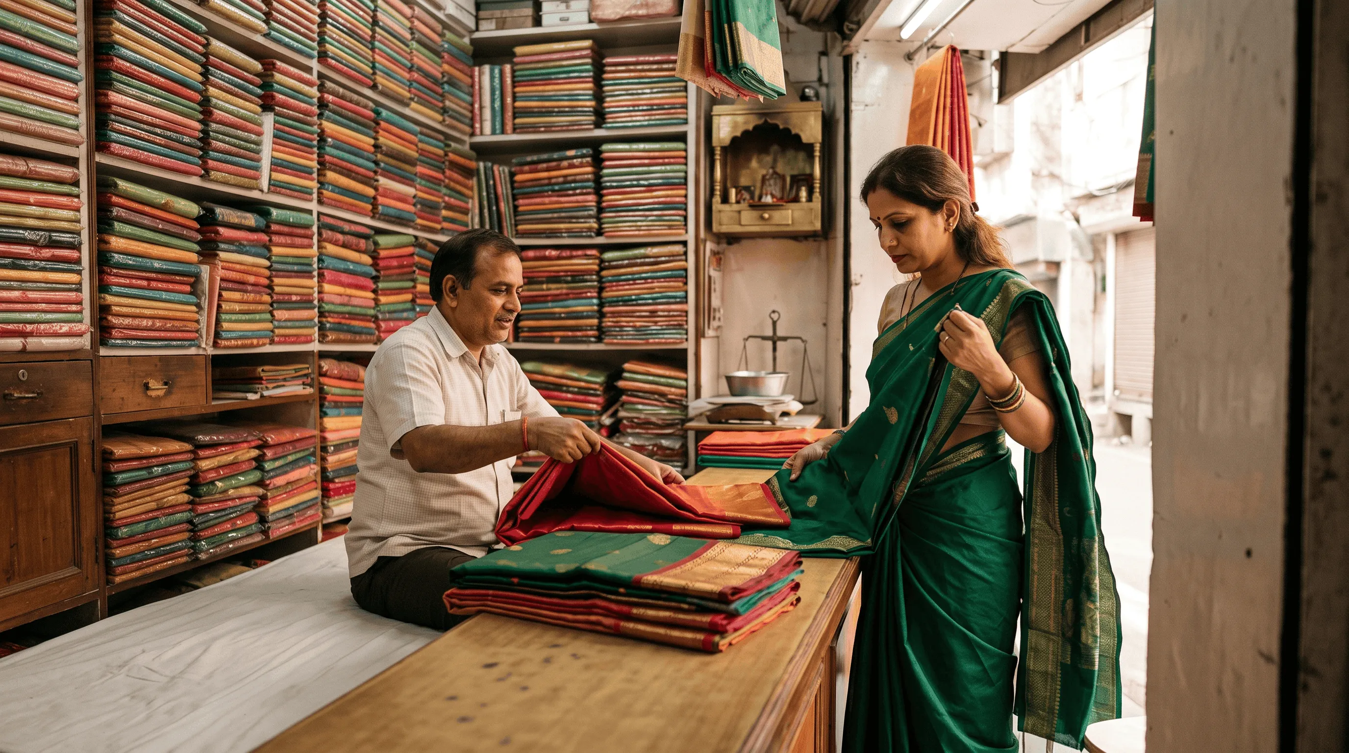 How to Identify a Pure Silk Saree in the Shop: A 5-Minute Checklist – Silk Fabrics guide