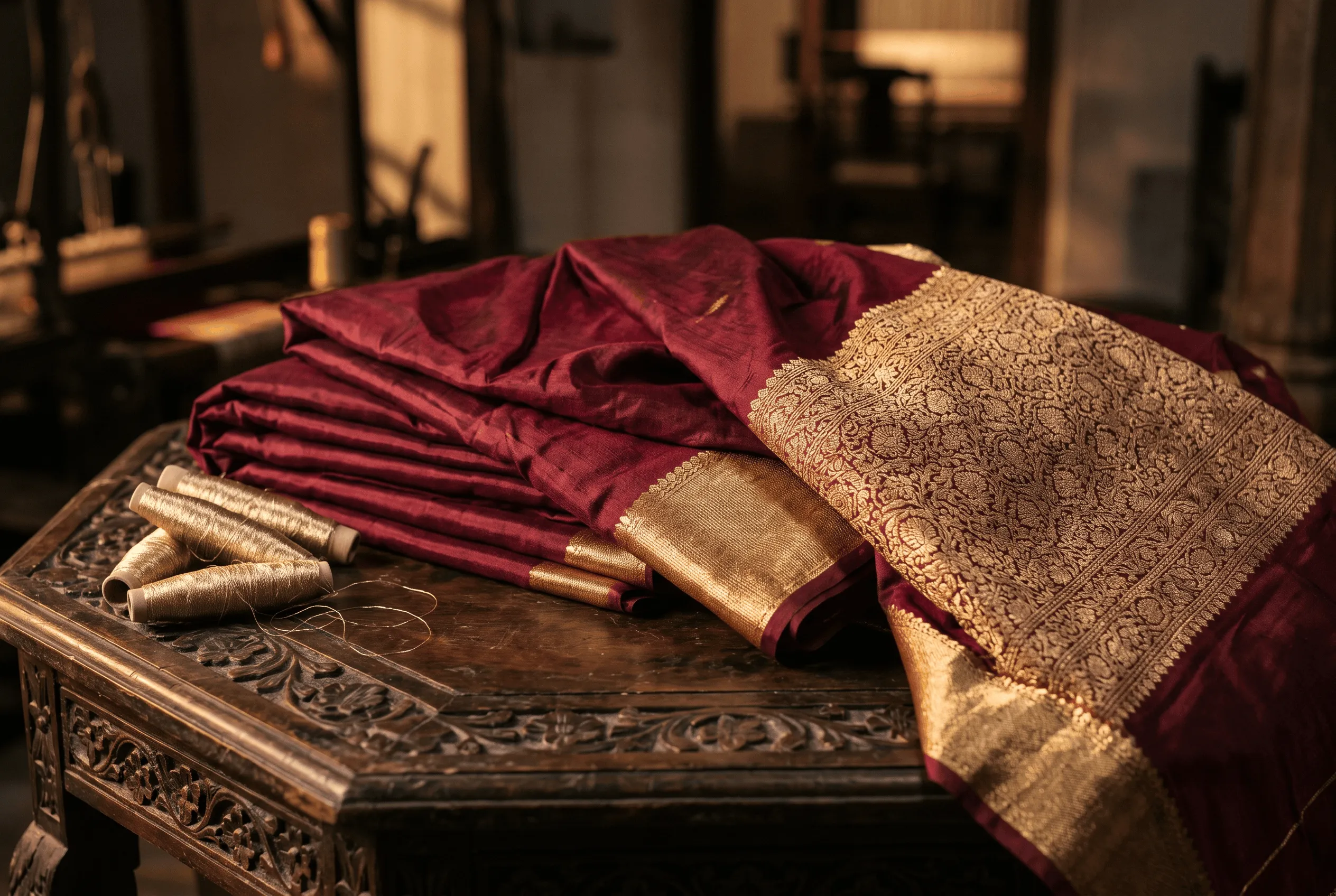 Zari Silk: Gold Thread Weaves Explained – Zari Silk guide